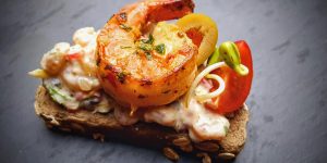 4.F. - Tigrisrák grillezve + ráksaláta