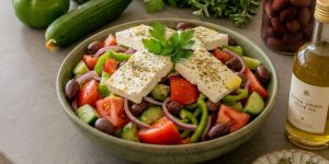 HSF.5 Görög házi saláta, Feta sajttal