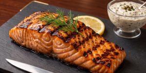 2.SH21. Lazacfilé grillezve 100g