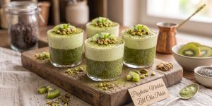 Pohárdesszert - Chia Matcha&Pisztácia