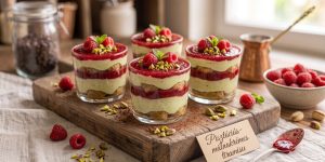 Pohárdesszert - Tiramisu Pisztácia&Málna