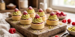 Tarte mini - Pisztácia és Málna